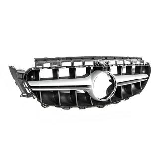 Voorgrille in E63 AMG-design Silver (voor Avantgarde/AMG-Line/E43 AMG/E53 AMG 2016-2019) Mercedes E-сlass W213 2016–2023 foto 3
