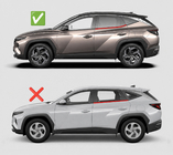 Hyundai Tucson NX4 2021– Raamdeflectoren (4 stuks, HIC) foto 1