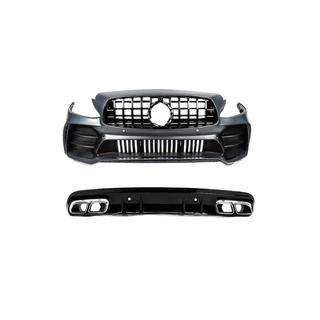 Bodykitset met achterdiffuser (design Black Mamba C63GT) Mercedes C-klasse W205 2014–2021 foto 3