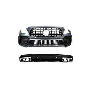 Bodykitset met achterdiffuser (design Black Mamba C63GT) foto 3