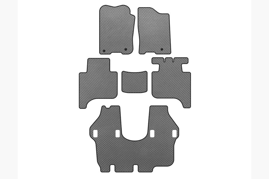Infiniti QX56 2004–2010 EVA automatten (3 rijen, 2004-2008, Grijs) Image