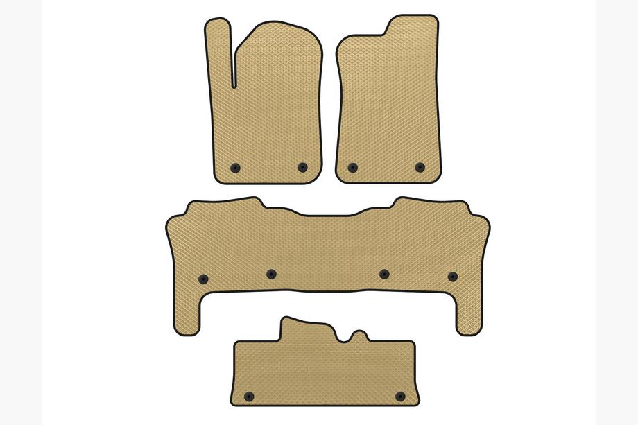 Infiniti QX56 2010–2013 EVA automatten (3 rijen, beige) Image