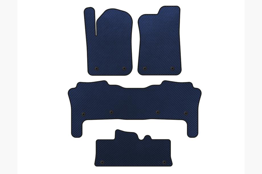 Infiniti QX56 2010–2013 EVA automatten (3 rijen, blauw) Image