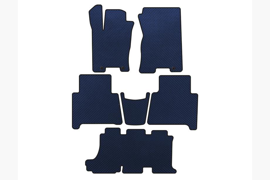 Kia Mohave 2008–2016 EVA automatten (3 rijen, blauw) Image