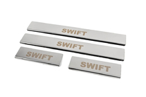 Suzuki Swift 2010–2017 RVS instaplijsten (4 stuks) foto 1