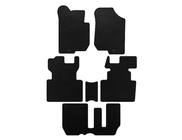 Kia Carens 1999–2012 EVA automatten (2006-2012, 3 rijen, 7-zits, Zwart) foto 1