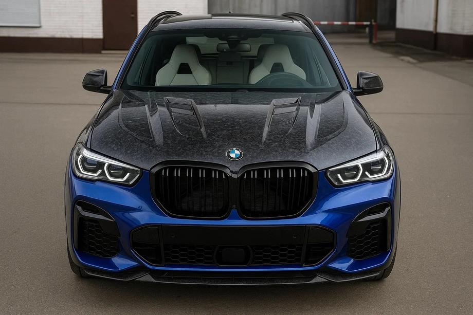 BMW X6 G06 2019–2027 Motorkap van forged carbon V3 (G06/F96) Foto 1
