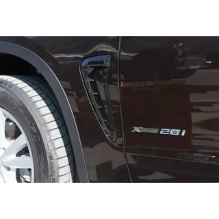 Spatbordroosters in Black X5M F85-stijl BMW X5 F15 2013–2018 foto 2