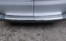 Volkswagen T5 Caravelle 2004–2010 Achterbumper beschermplaat met omgezette rand (Carmos V1, staal) foto 4