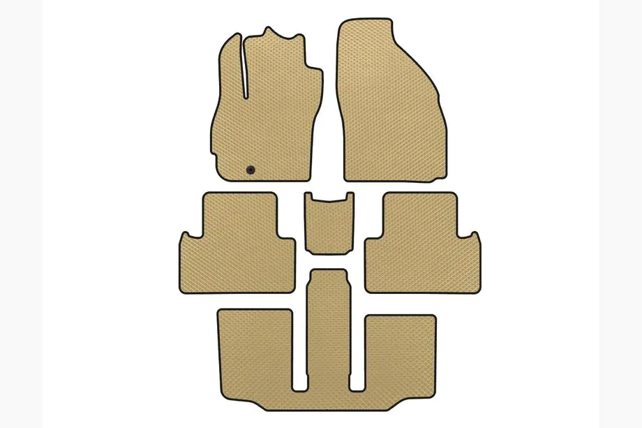 Mazda 5 2005–2009 EVA automatten (3 rijen, 7-zits, beige) Image