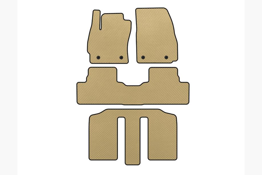 Mazda 5 2010–2018 EVA automatten (3 rijen, beige) Image