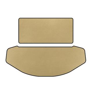 EVA kofferbakmat (rugleuning + kofferbak, 7-zits, beige)