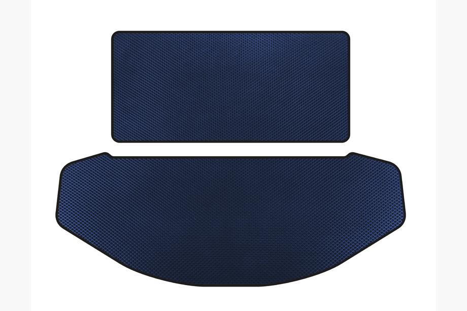 Mazda CX-9 2017– EVA kofferbakmat (rugleuning+kofferbak, 7-zits, blauw) Image