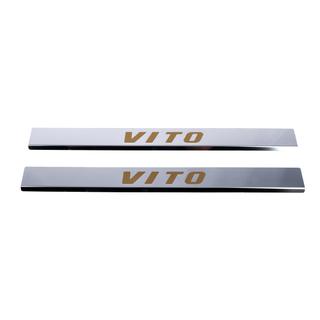 Carmos instaplijsten (set van 2, RVS) Mercedes Vito W639 2004–2014 foto 3