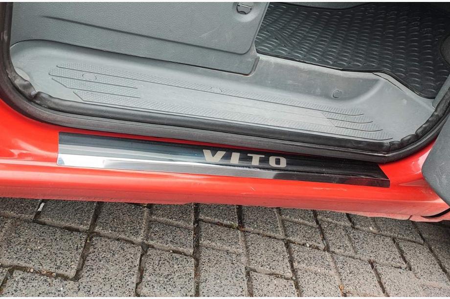 Mercedes Vito W639 2004–2014 Carmos instaplijsten (set van 2, RVS) Image