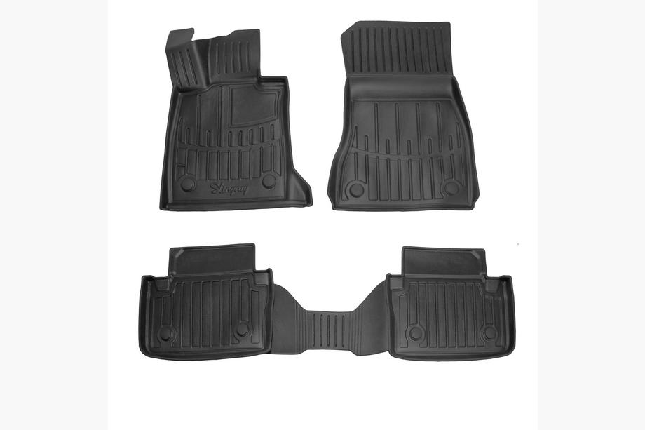 BMW 5/i5 Serie G60/G60E/G61 2023– Stingray 3D rubberen automatten voor interieur (voor G60E, 4-delig) Image