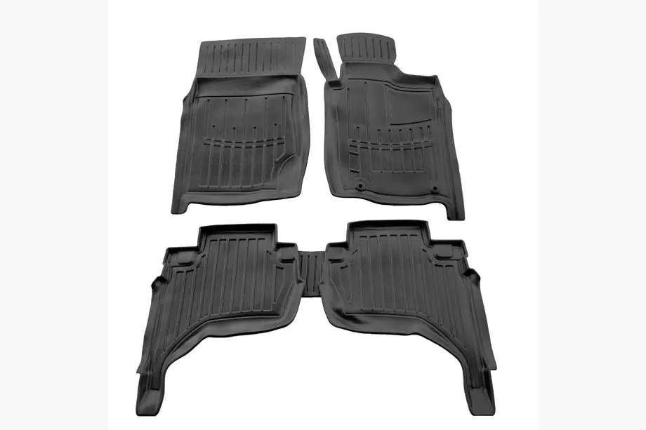 Mitsubishi L200 2006–2015 Stingray 3D rubberen automatten (rechtsgestuurd, 5 stuks) Image