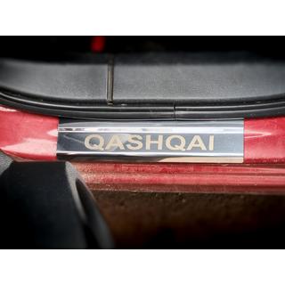 Dorpellijstset (Carmos V1, 4 stuks, RVS) Nissan Qashqai 2007–2010 foto 4