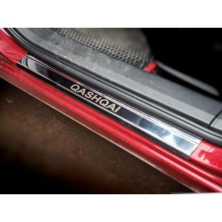 Dorpellijstset (Carmos V1, 4 stuks, RVS) Nissan Qashqai 2010–2014 foto 1