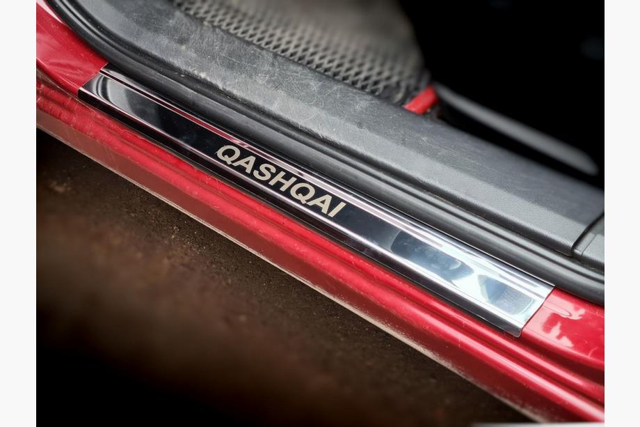 Nissan Qashqai 2014–2021 Dorpellijstset (Carmos V1, 4 stuks, RVS) Image