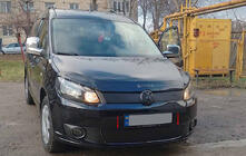 Volkswagen Caddy 2010–2015 Winterafdekking radiateurgrille (onderste) Mat foto 1