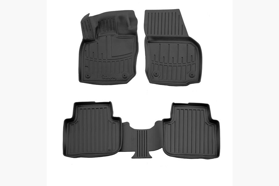 Skoda Kodiaq 2023– Stingray 3D rubber automatten voor interieur (4 stuks) Image