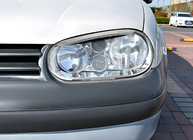 Volkswagen Golf 4 1997–2006 Koplampcovers 'Bril' V3 (set 2 st., kunststof) foto 1