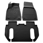 Fiat Sedici 2006–2014 Stingray 3D rubberen vloermatten voor interieur (6-zits, 3 stuks) foto 1