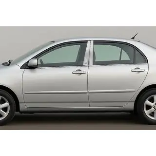 Chromen raamstijl covers (4 stuks, RVS) Toyota Corolla 2002–2007 foto 1
