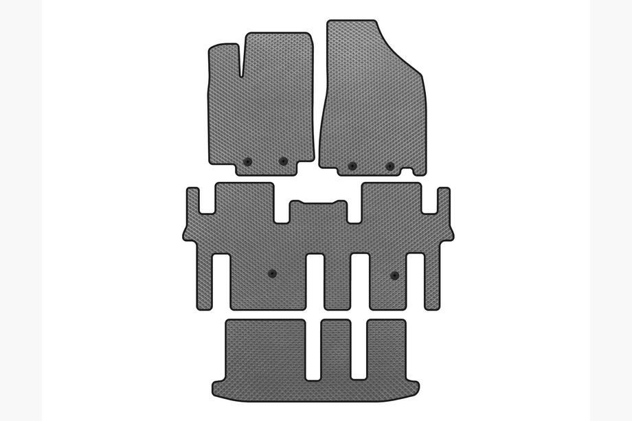 Nissan Pathfinder R52 2012–2021 EVA automatten (3 rijen, grijs) Image