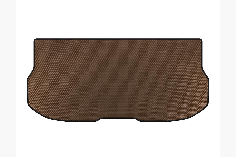 Nissan Quest 2011–2017 EVA kofferbakmat (met 3e zitrij, 7-zits, bruin) Foto 1