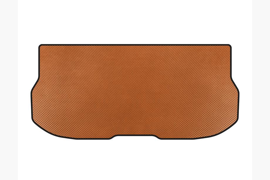 Nissan Quest 2011–2017 EVA kofferbakmat (met 3e zitrij, 7-zits, oranje) Image