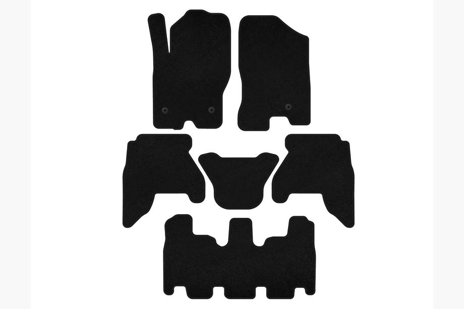 Nissan Pathfinder R51 2005–2014 Textiel automatten Premium V1 (3 rijen, zwart, 2010-2014) Image