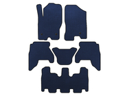 Nissan Pathfinder R51 2005–2014 EVA automatten (3 rijen, Blauw, 2010-2014) foto 1