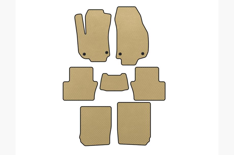 Opel Zafira B 2005–2011 EVA automatten (3 rijen, beige) Image