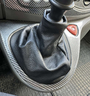 Opel Vivaro 2001–2015 Leren versnellingspookhoes foto 1