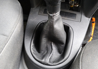 Volkswagen Caddy 2004–2010 Leren versnellingspookhoes foto 3