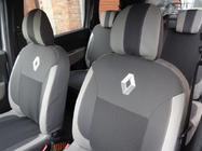 Renault Lodgy 2013–2022 Autostoelhoezen (kunstleer↗stof, Premium) foto 5