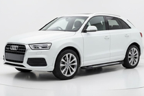 Audi Q3 2011–2019 Side steps Line (2 stuks, aluminium) foto 1