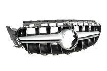 Mercedes E-Klasse Coupé C238 2016–2024 Voorgrille in E63 AMG-design Silver (voor Avantgarde/AMG-Line/E43/E53 2016-2020) foto 3