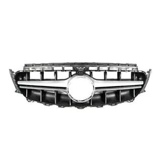 Voorgrille in E63 AMG-design Silver (voor Avantgarde/AMG-Line/E43/E53 2016-2020) foto 1