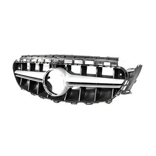 Voorgrille in E63 AMG-design Silver (voor Avantgarde/AMG-Line/E43/E53 2016-2020) foto 2