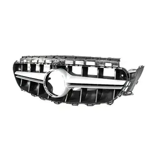 Voorgrille in E63 AMG-design Silver (voor Avantgarde/AMG-Line/E43/E53 2016-2020) foto 2