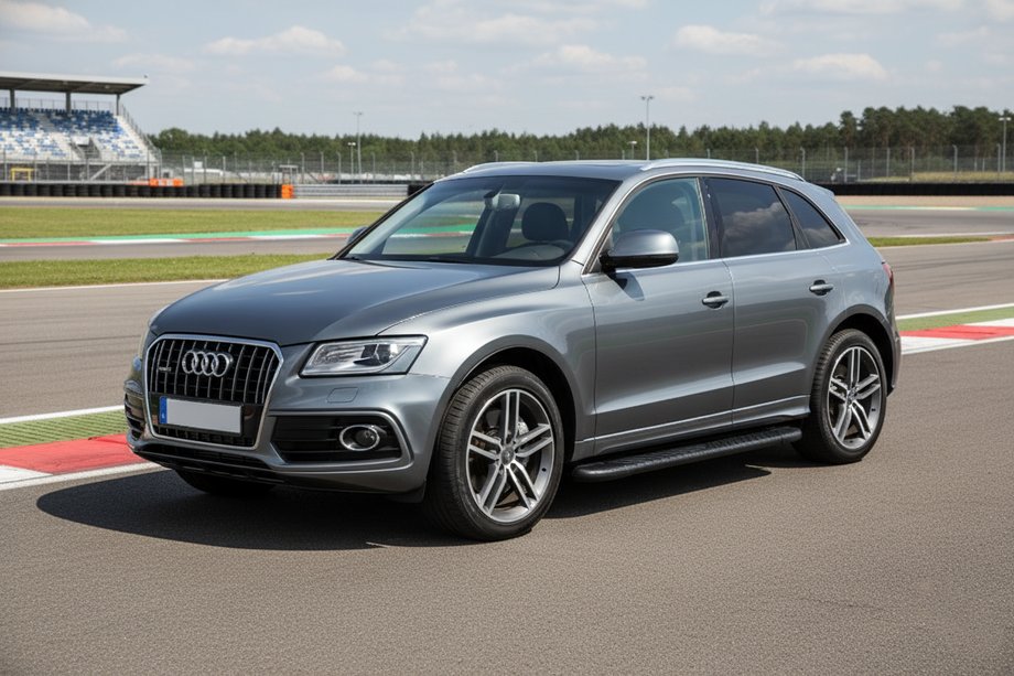 Audi Q5 2008–2017 Bosphorus Black side steps (2 st., aluminium) Image