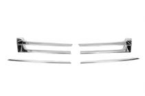Volkswagen T5 2010–2015 Grille sierlijsten (Omsa, 4 stuks, RVS) foto 2