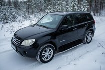 Chery Tiggo 1 2005–2016 Tayga side steps (set van 2, aluminium) foto 1