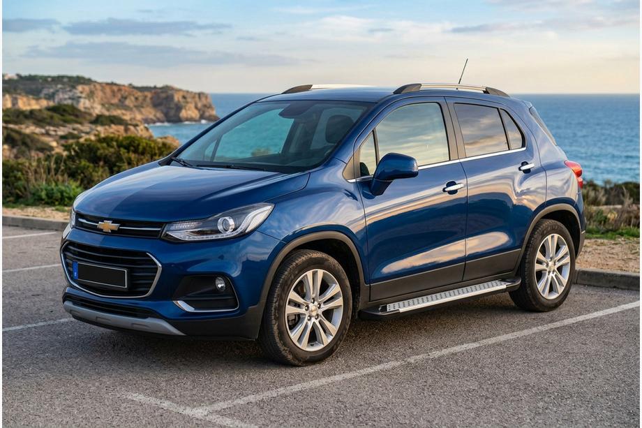 Chevrolet Trax 2012–2023 Side steps Allmond Grey (2 stuks, aluminium) Image