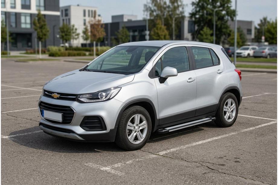 Chevrolet Trax 2012–2023 Rainbow zijtreden (set van 2, aluminium) Image
