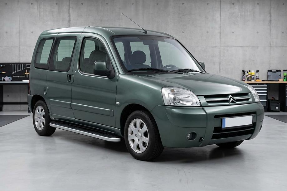 Citroen Berlingo 1996–2008 Side steps Tayga Grey (set van 2, aluminium) Image