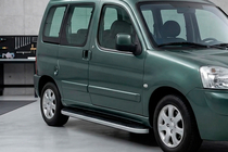 Peugeot Partner 1996–2008 Side steps Tayga Grey (set van 2, aluminium) foto 1